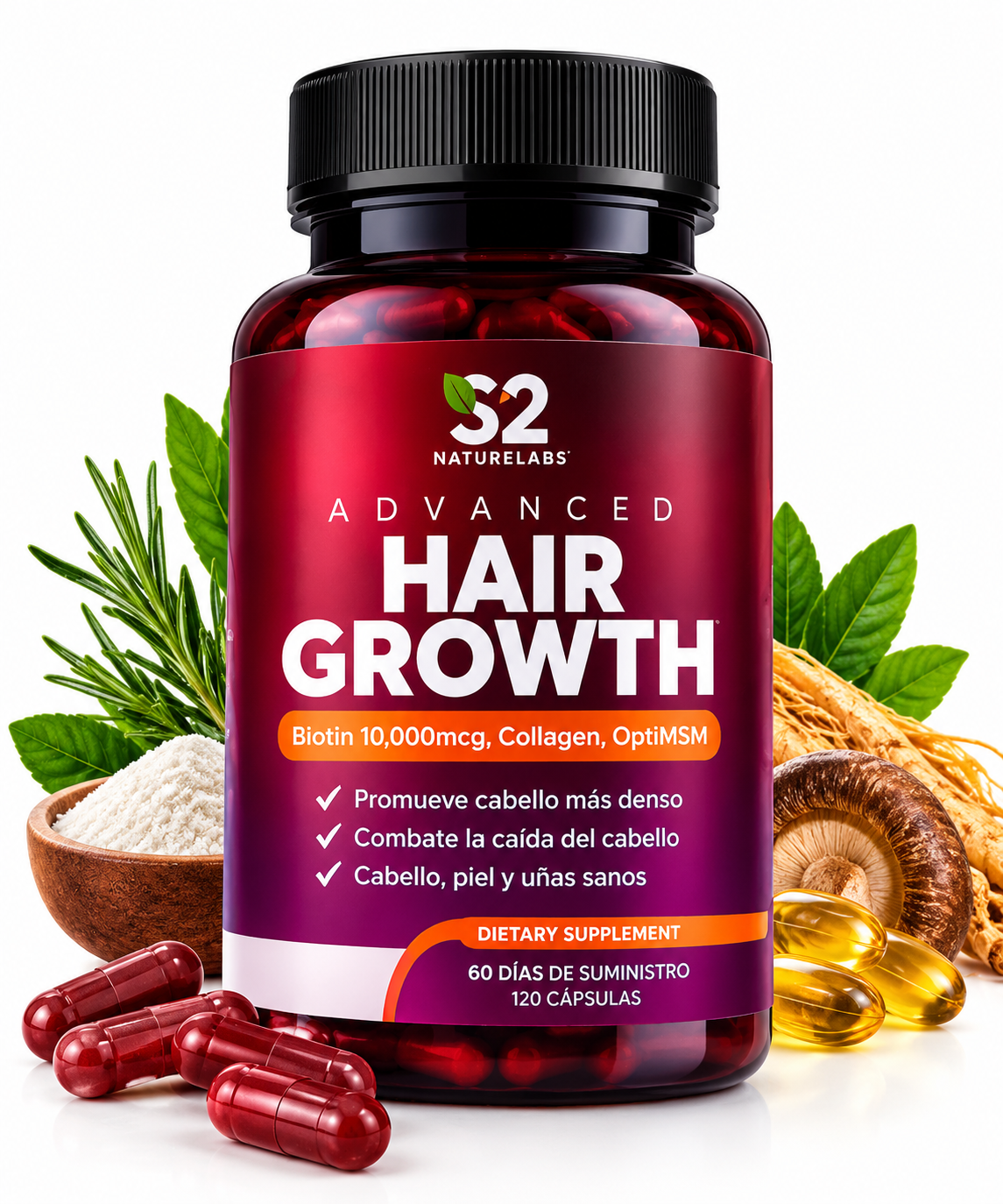 HAIR GROWTH PROMUEVE CABELLO MAS DENSO APROVECHA LAS OFERTAS