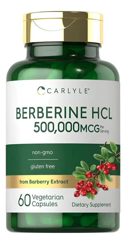 SUPLEMENTO BERBERINE HCL 500,000 MCG UN PRODUCTO ESPECIAL PARA TODAS LAS PERSONAS QUE  SUFREN CON  PREDIABETES.    APROVECHA LAS OFERTAS