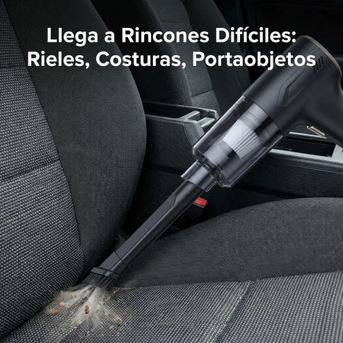 Aspiradora Portátil 3 en 1 TurboClean Aspira, Sopla y Limpia