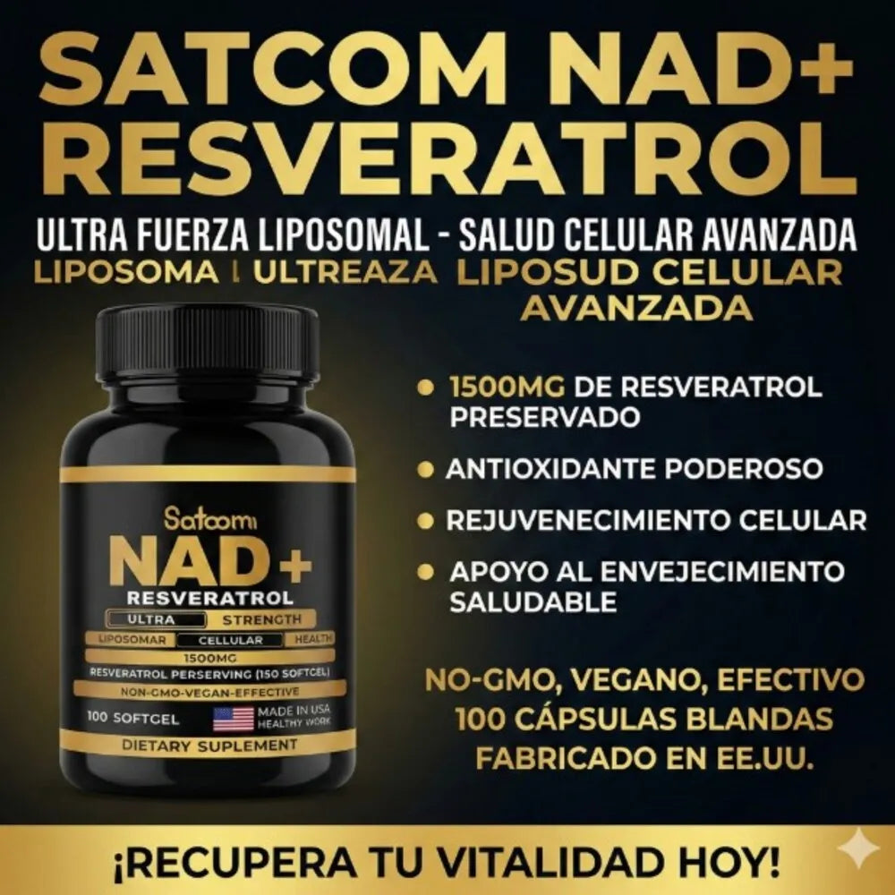 NAD + RESVERATROL 1500 MG   APROVECHA LA OFERTA