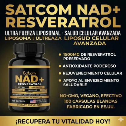 NAD + RESVERATROL 1500 MG   APROVECHA LA OFERTA