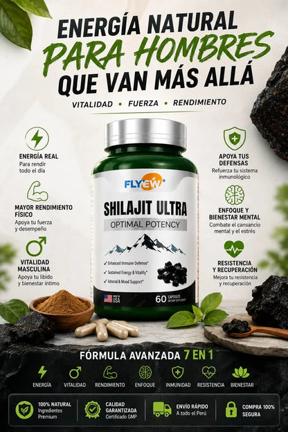 SHILAJIT ULTRA  UN SUPLEMENTO MASCULINO POTENCIA ENERGIA RESISTENCIA APROVECHA LAS OFERTAS