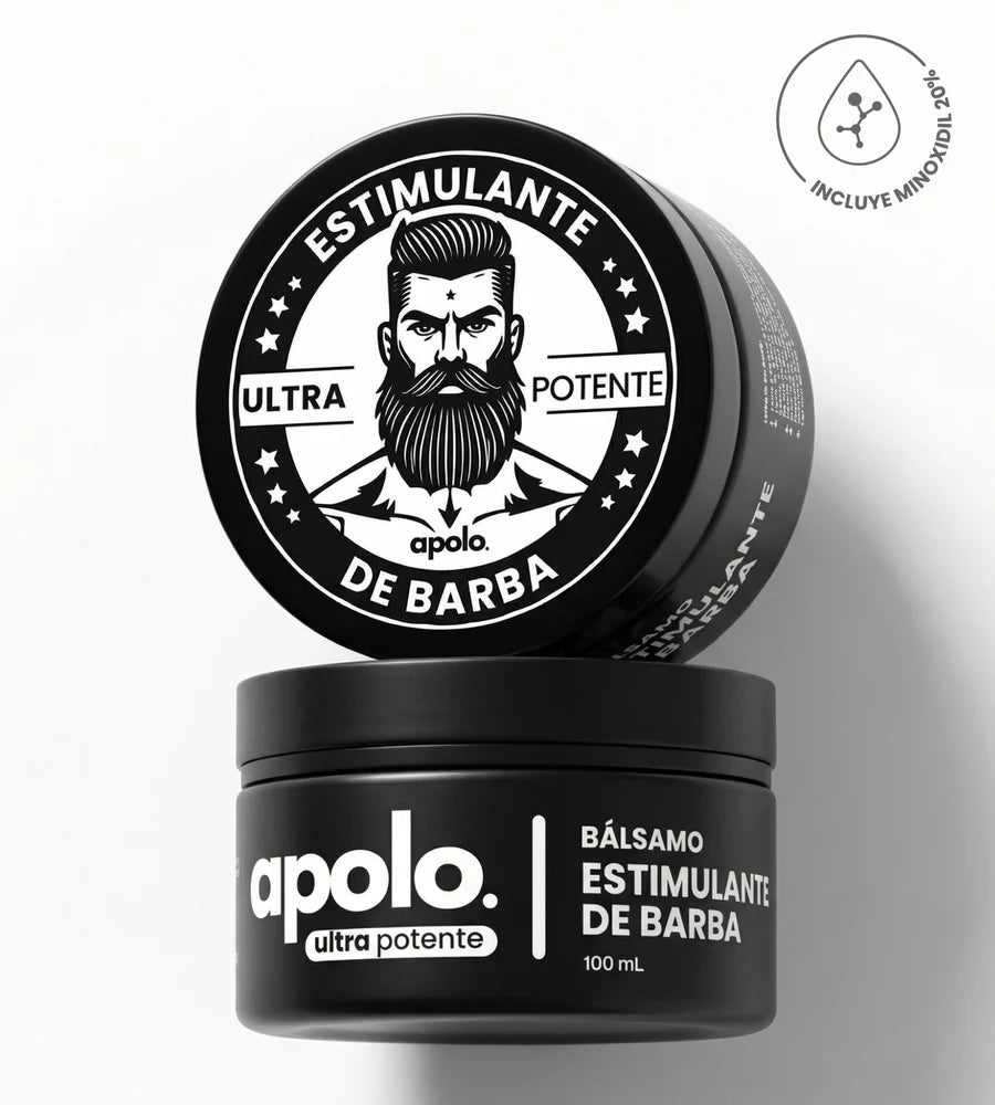 APOLO BALSAMO ESTIMULANTE DE BARBA + MASCARILLA FACIAL GRATIS  APROVECHA LAS OFERTAS