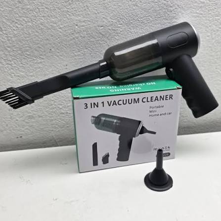 Aspiradora Portátil 3 en 1 TurboClean Aspira, Sopla y Limpia