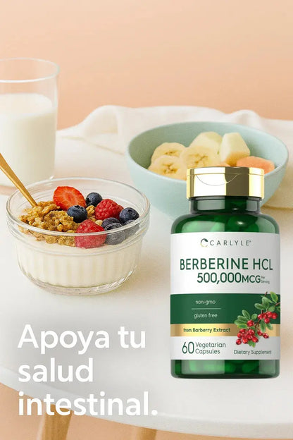SUPLEMENTO BERBERINE HCL 500,000 MCG UN PRODUCTO ESPECIAL PARA TODAS LAS PERSONAS QUE  SUFREN CON  PREDIABETES.    APROVECHA LAS OFERTAS