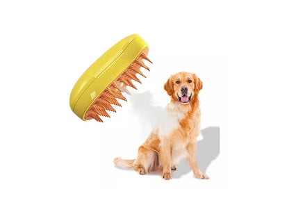 Cepillo Vaporizador 3 en 1 Para Mascotas
