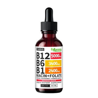 COMBO  VITAMINAS B12 NUSAVA CAJA X 2