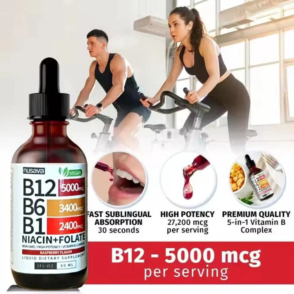 COMBO  VITAMINAS B12 NUSAVA CAJA X 2