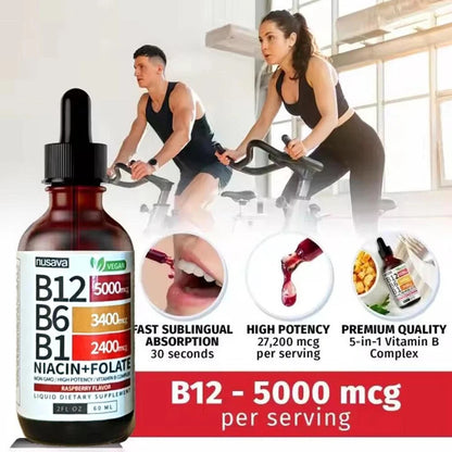 COMBO  VITAMINAS B12 NUSAVA CAJA X 2