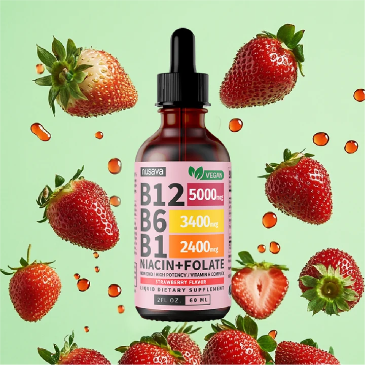 COMBO  VITAMINAS B12 NUSAVA CAJA X 2